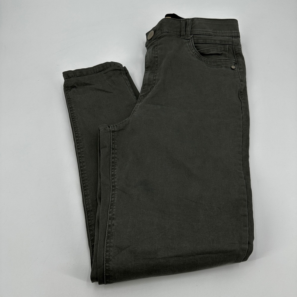 Democracy Ab technology Olive Green Skinny Pants Womens Size 12 B2279E8X2XX